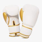 Essential Gold White Boxing Gloves
