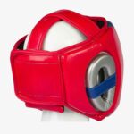 Essential Synthetic Leather Head Guard Red/Blue - Image 2
