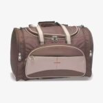 Brown Polyester Luggage Bag